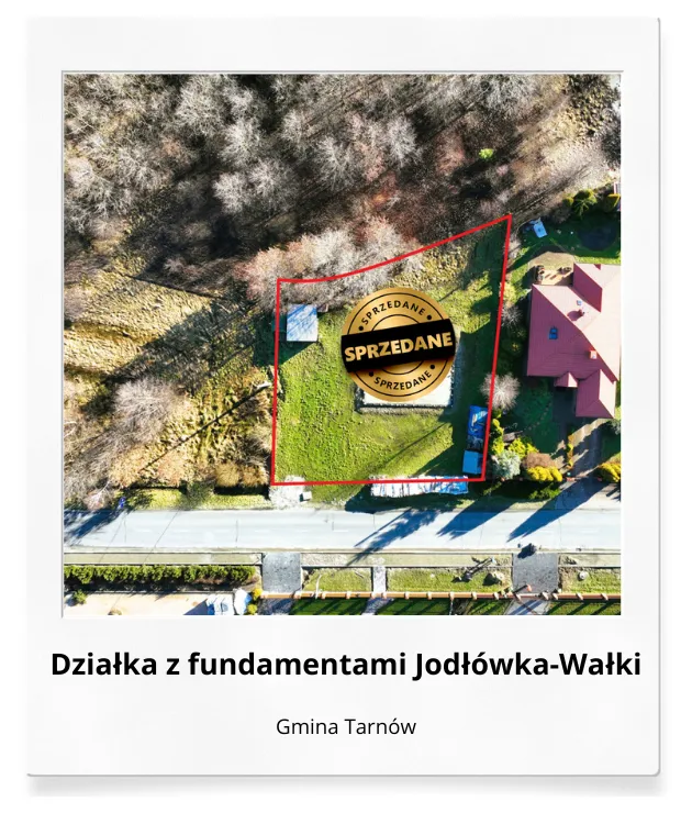 Sprzedaż działki Jodłówka-Wałki