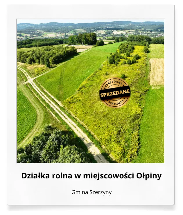 Sprzedaż działki Ołpiny 2