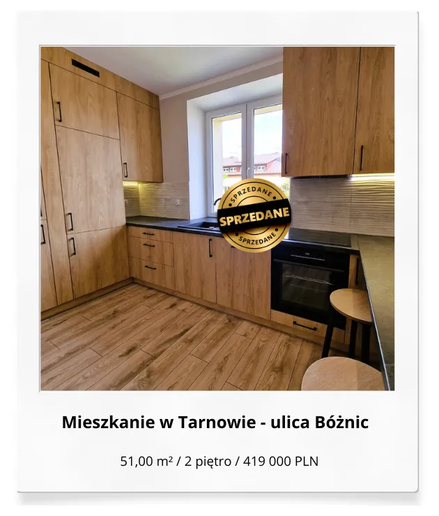 Sprzedaż mieszkania w Tarnowie na ulicy Bóżnic