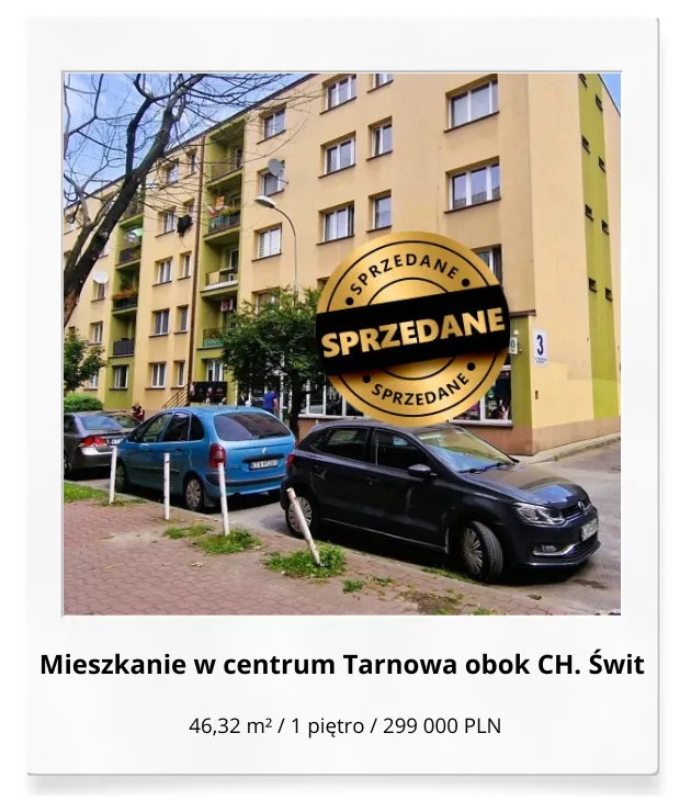 Sprzedane mieszkanie w centrum Tarnowa