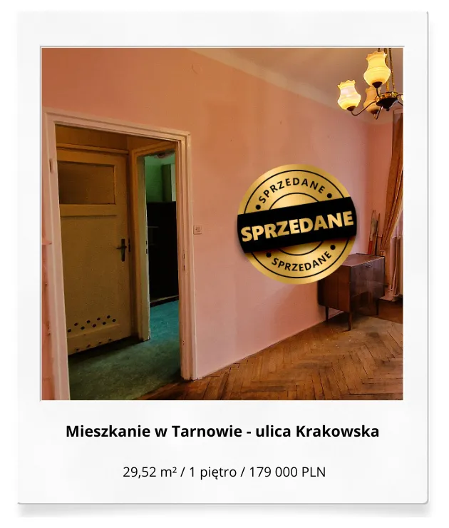 Sprzedaż mieszkania w Tarnowie przy ulicy Krakowskiej