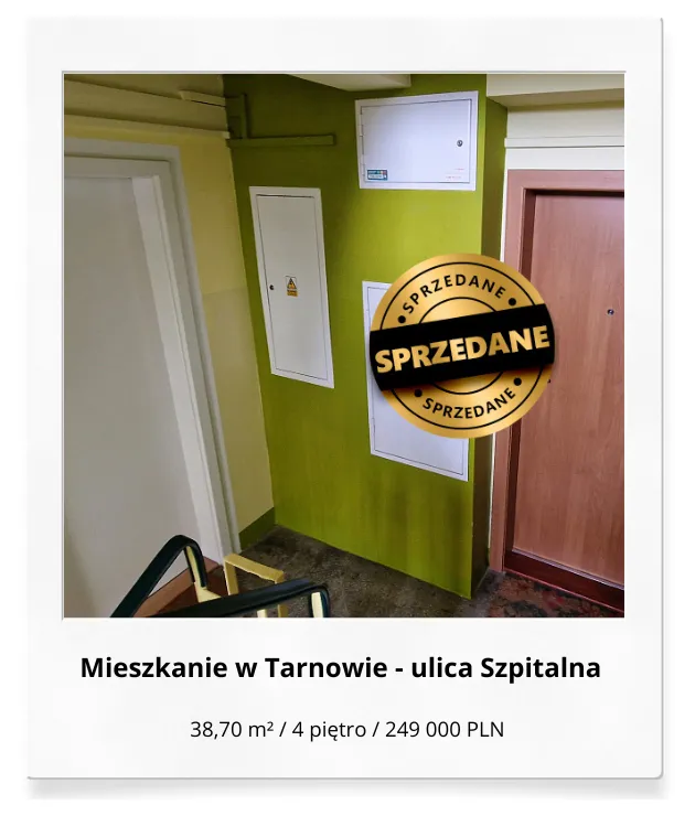Sprzedaż mieszkania w Tarnowie przy ulicy Szpitalnej