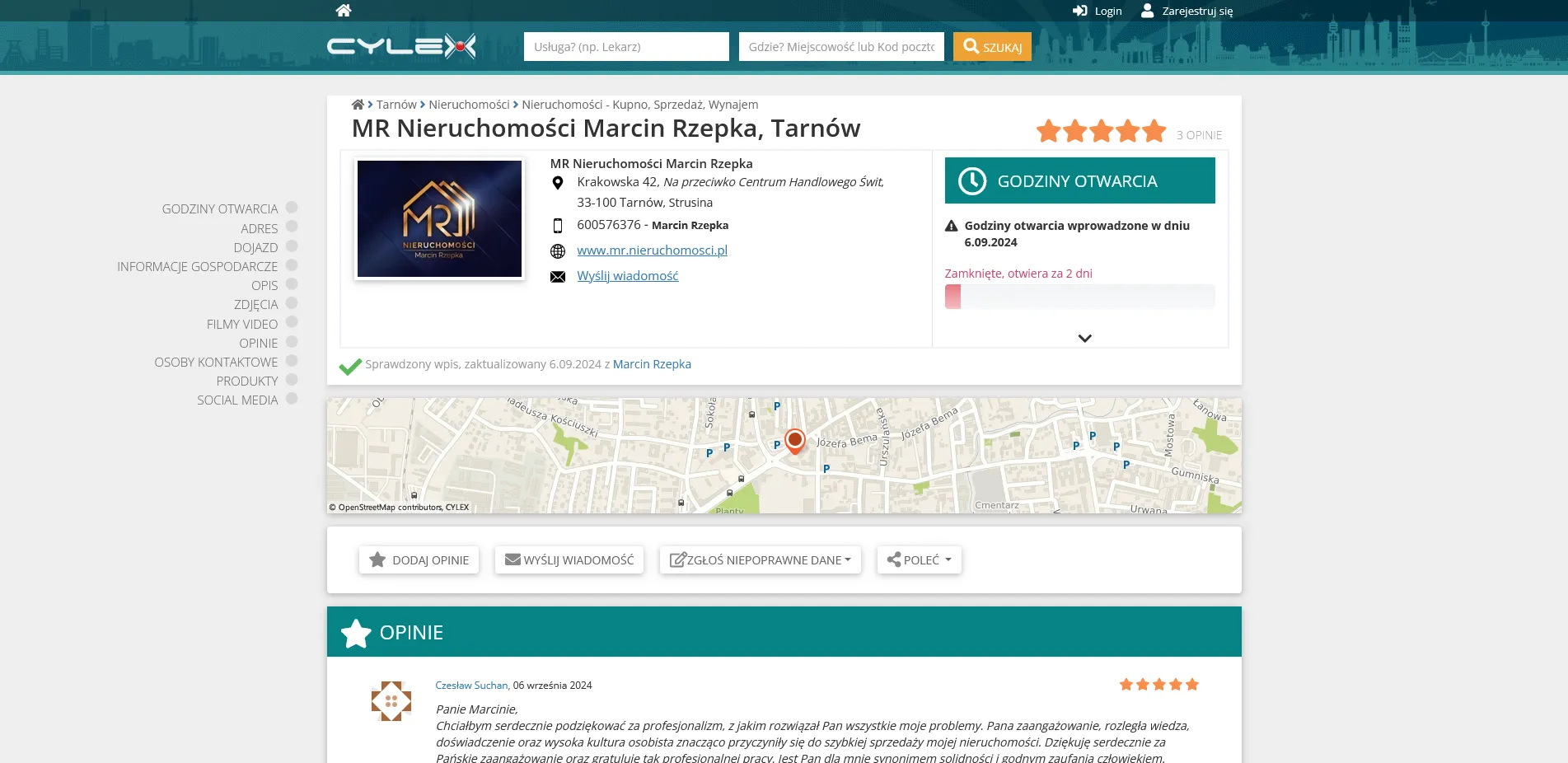 MR Nieruchomości Marcin Rzepka na Cylex-polska