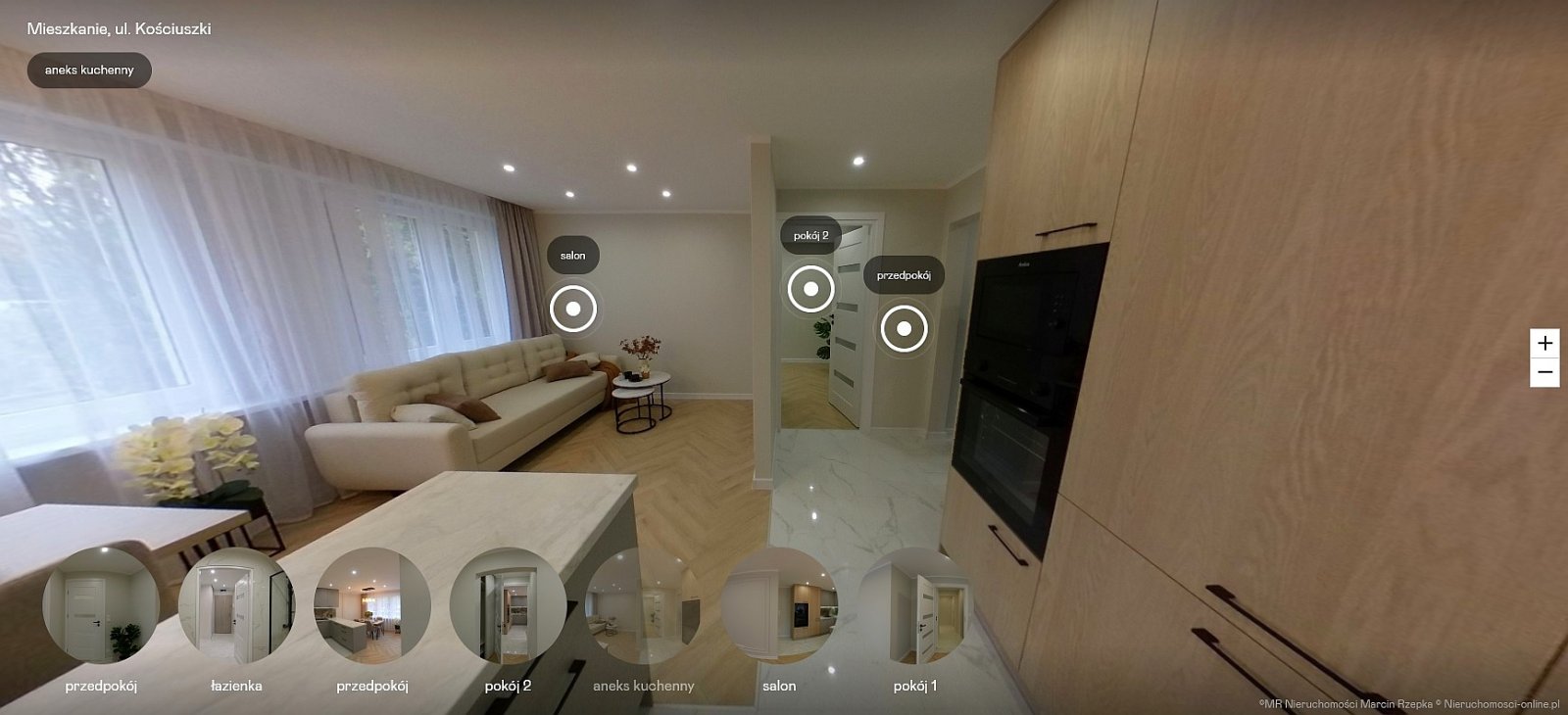Wirtualny spacer 360° po nieruchomości - Oglądanie ofert mieszkań i domów bez wychodzenia z domu